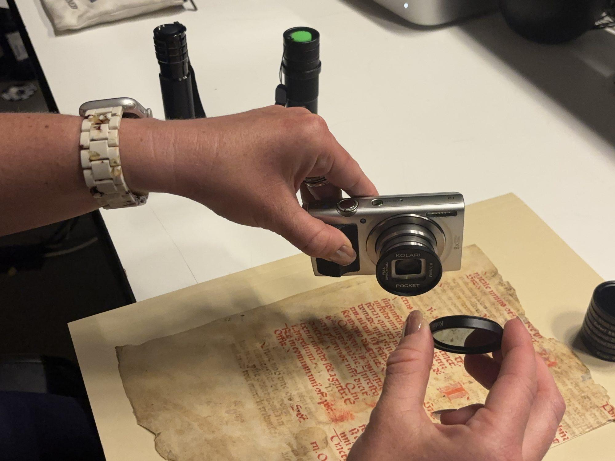 Applying the filter to the Ghost Camera