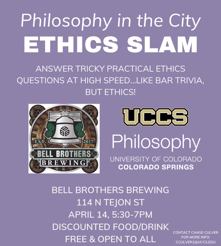 Ethics slam poster.